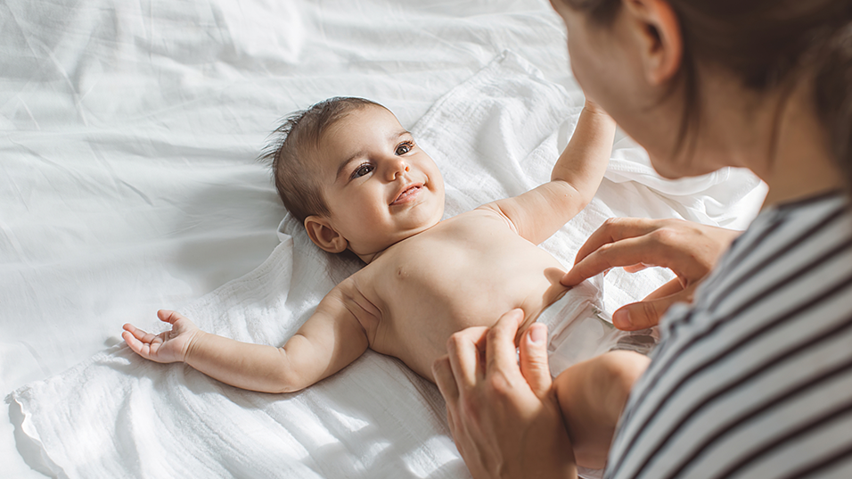 Diapering Baby for The First Time
