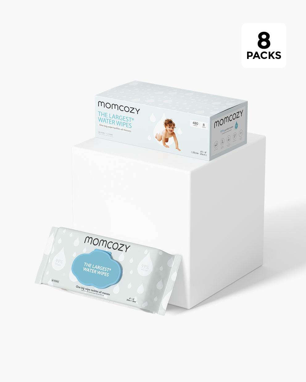 Momcozy Water Wipes - Higher Level of Purity