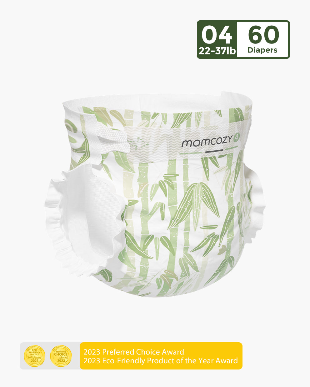 Momcozy Natural Bamboo Diaper - Naturally Antibacterial