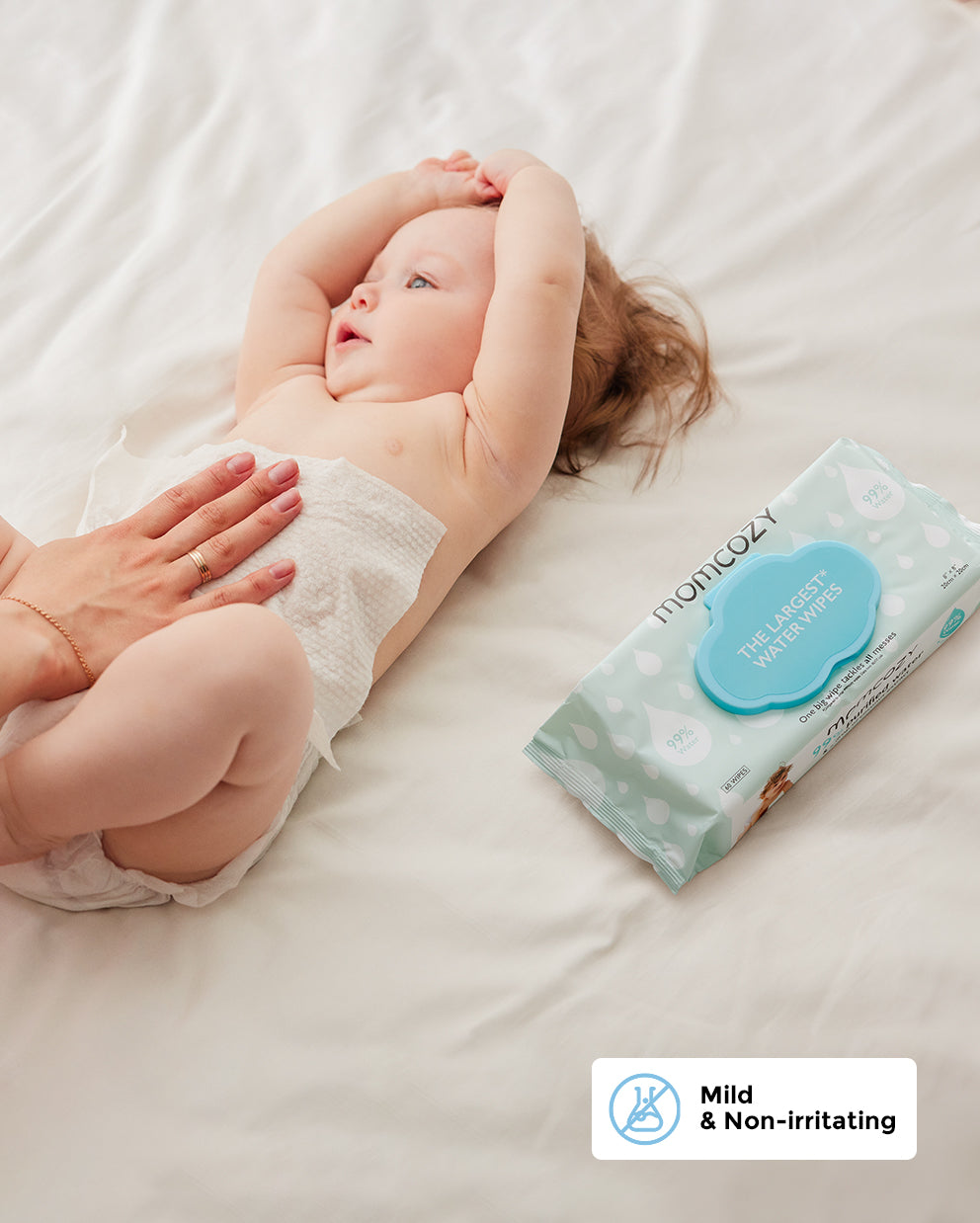Momcozy Water Wipes - Higher Level of Purity