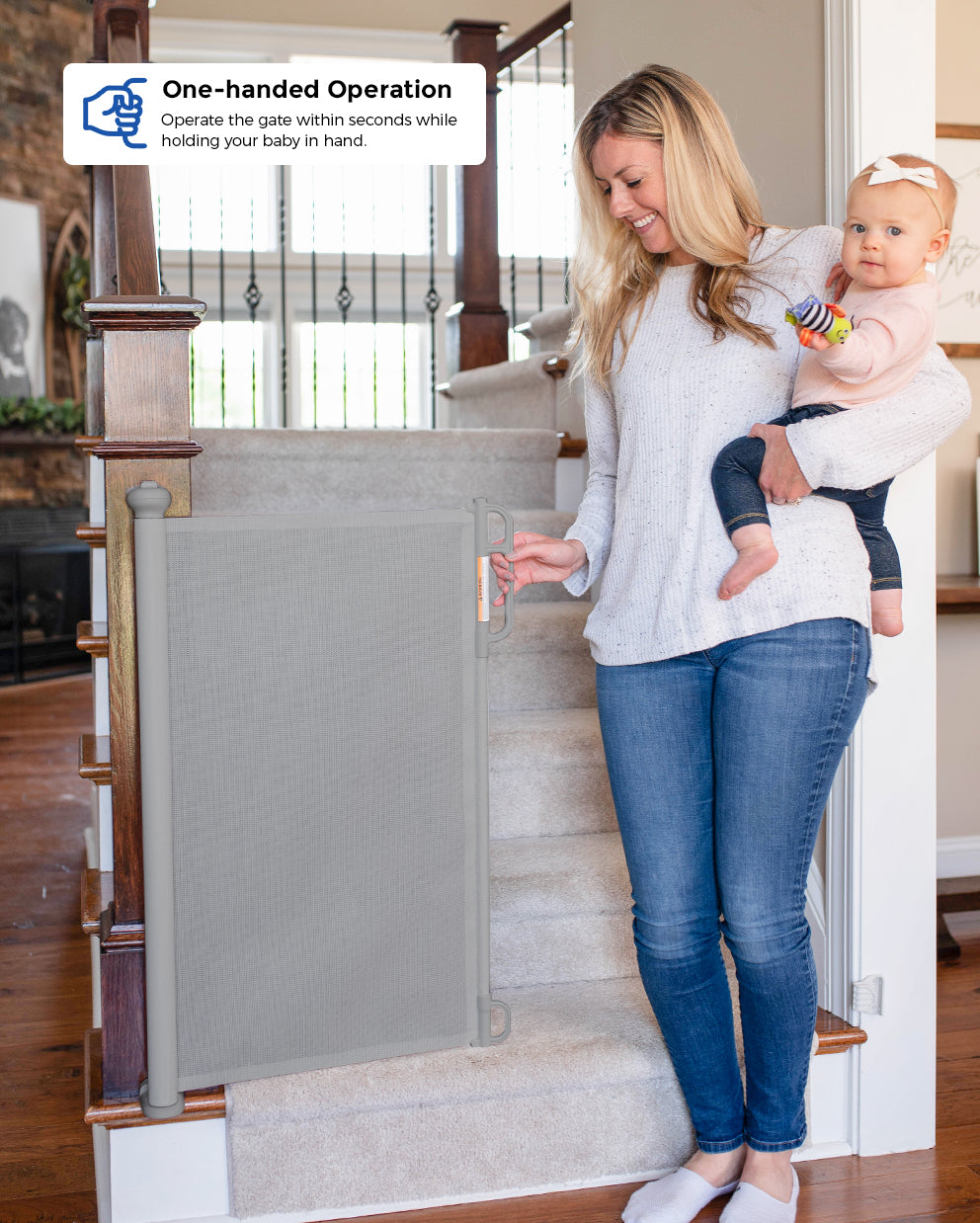 Momcozy Retractable Baby Gate